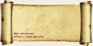 Jakov Branković vizit kartica